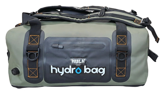 Hulk Hydro Bag 40L Green Waterproof Duffel with Shoulder Straps