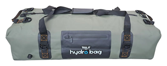 Hulk Hydro Bag 90L Green Waterproof Duffel with Shoulder Straps