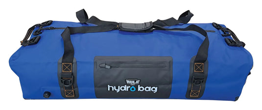 Hulk Hydro Bag 90L – Blue Waterproof Duffel with Shoulder Straps