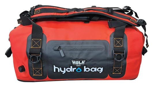 Hulk Hydro Bag 40L – Red Waterproof Duffel with Shoulder Straps