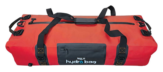 Hulk Hydro Bag 90L – Red Waterproof Duffel with Shoulder Straps
