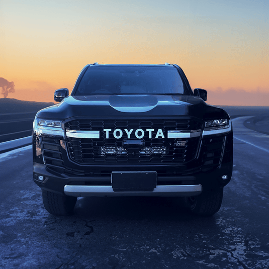 Ultra Vision Toyota 300 Series GR Sport LED Light Bar Kit Driving Lights Dark