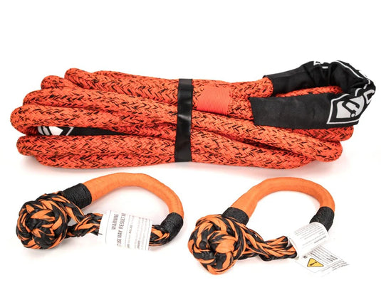 Carbon Offroad 4x4 Kinetic Rope & 2 Soft Shackles