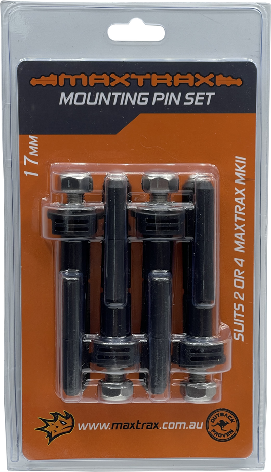 MAXTRAX Recovery Trax Mounting Pin Set - MKII (17mm & 40mm)