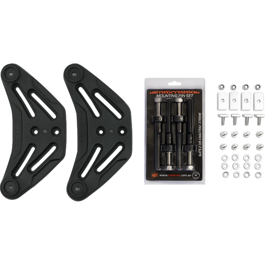 MAXTRAX Flat Rack Mount & Mounting Pin Set to suit 1-2 pairs Xtreme
