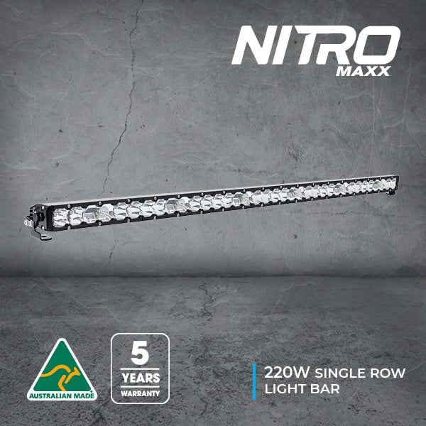 Ultra Vision Nitro Maxx 220W 52″ Single Row Light Bar
