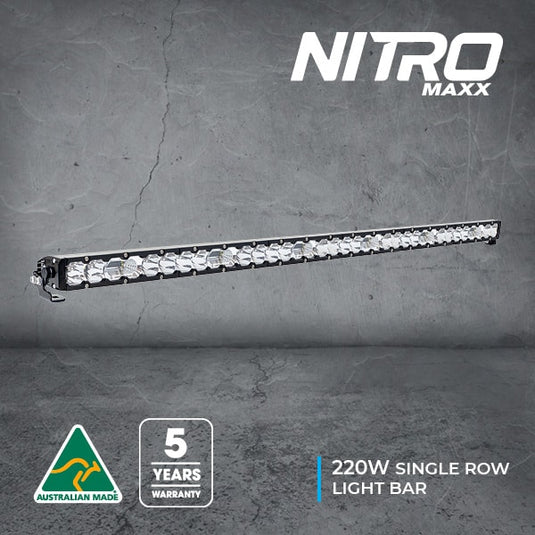Ultra Vision Nitro Maxx 220W 52″ Single Row Light Bar
