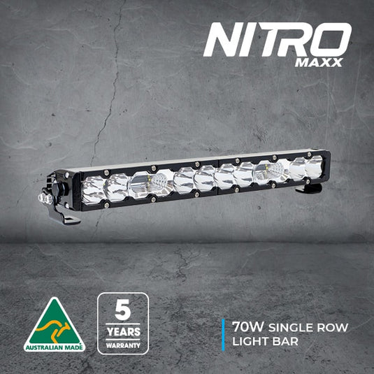 Ultra Vision Nitro Maxx 70W 18″ Single Row Light Bar