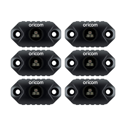 Oricom LED RGB Rock Light 6 Pack
