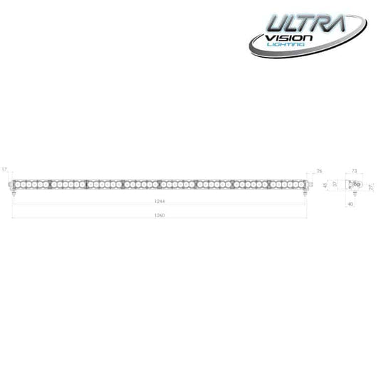 Ultra Vision  Raptor 240 LED 51″ Light Bar