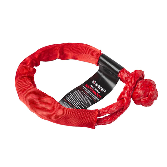 Saber Offroad 12,000kg Soft Shackle with Protective Sheath Twin Pack
