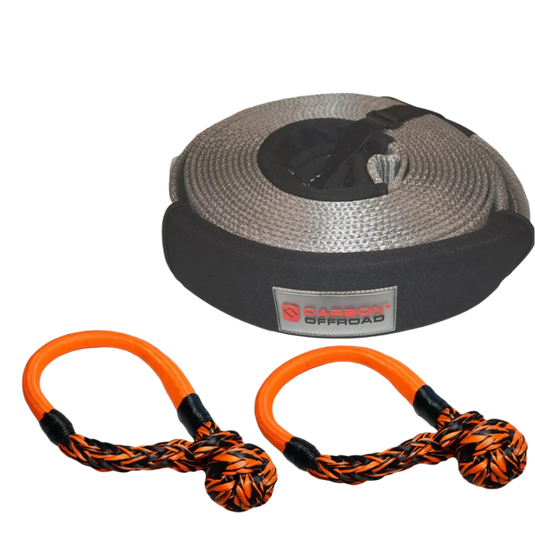 Carbon Snatch Strap & 2 x Soft Shackles