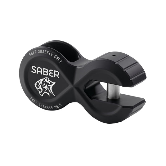 Saber Offroad Alloy Winch Shackle Pro Black