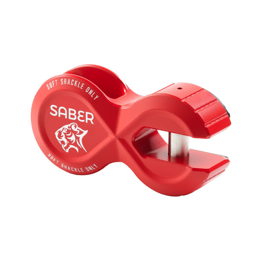 Saber Offroad Alloy Winch Shackle Pro Red
