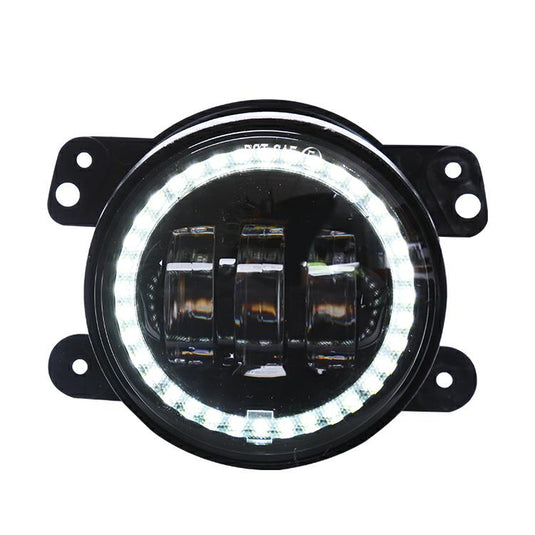 Jeep Wrangler JK 4 inch Fog Light with Angel Eyes
