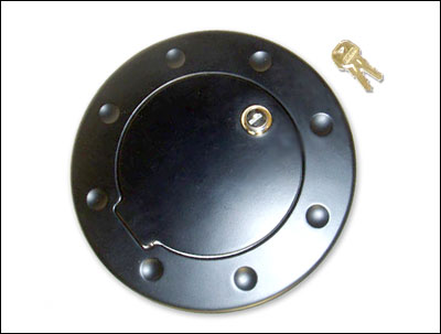 Hummer H3 Black Billet Locking Fuel Door