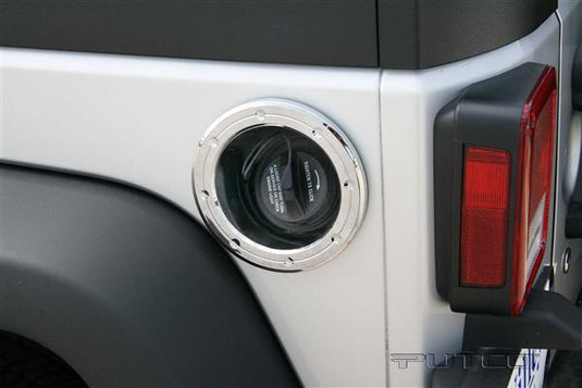 Jeep Wrangler JK 2007-2018 Chrome 2-Door Fuel Filler Bezel