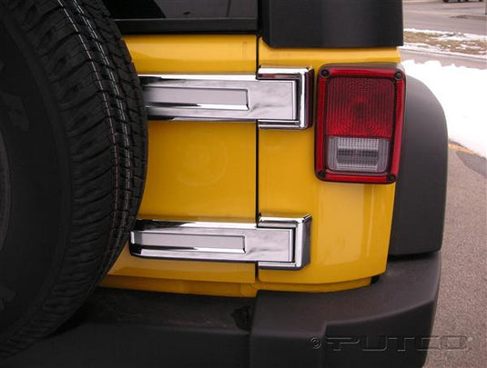 Jeep Wrangler JK 2007-2018 Rear Hinge Cover Lower Pair