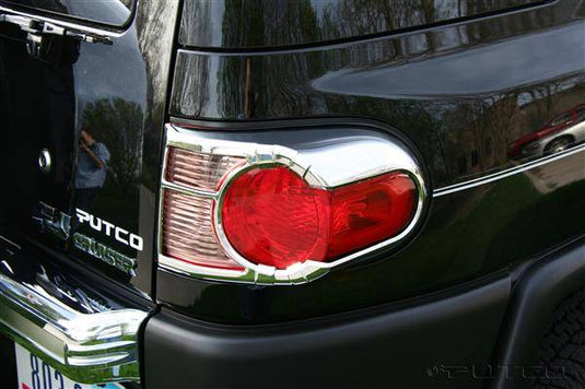 Toyota FJ Cruiser 2007-2016 Chrome Tail Light Covers