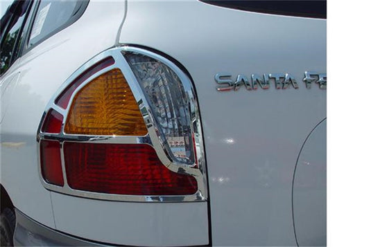Toyota Yaris 2007-2011 Chrome Tail Light Covers Pair