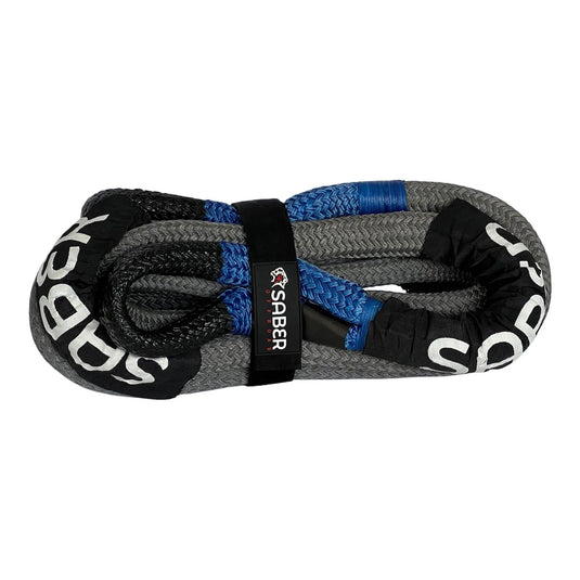 Saber Offroad 16,000kg Kinetic Recovery Rope & Bag close up