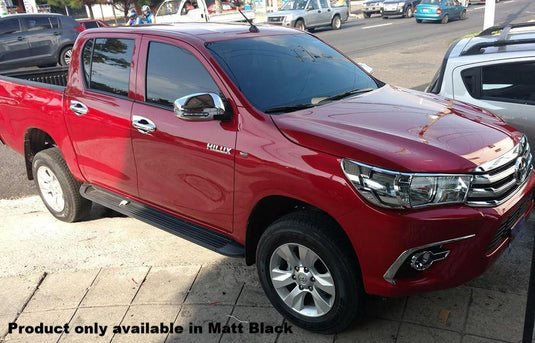 Toyota Hilux 2015-On Fog Light Eyebrow Cover Matte Black