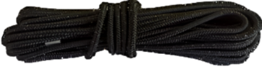 Carbon Offroad 24M 7T Double Braided Black Synthetic Winch Rope