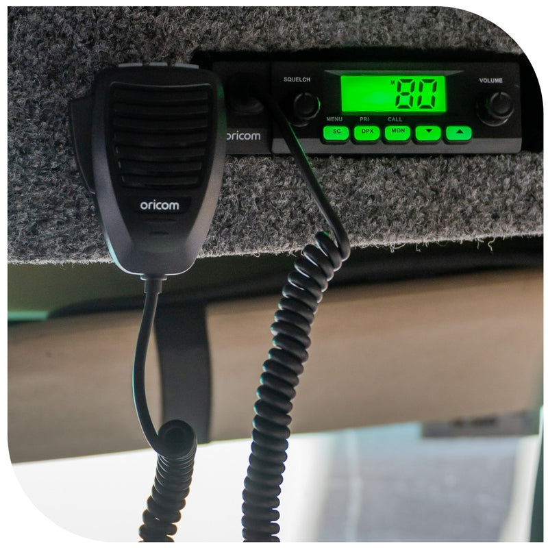 Load image into Gallery viewer, Oricom UHF025 UHF CB Radio + Black 6.5dBi Antenna
