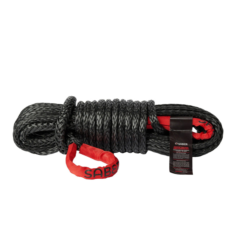 Load image into Gallery viewer, Saber Offroad 13,200KG SaberPro® 20m Black Winch Extension Rope (29,000lbs)
