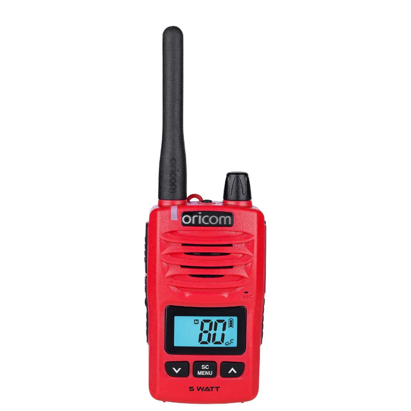 Load image into Gallery viewer, Oricom DTX600 Red 5 Watt Handheld UHF CB Radio 
