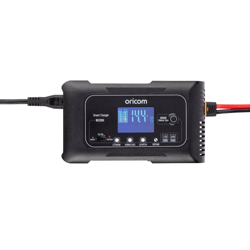 Load image into Gallery viewer, Oricom BC200 20amp Battery Charger and Maintainer

