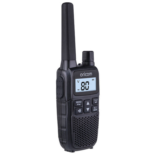 Oricom UHF025 UHF CB Radio + 6.5dBi Antenna + 2W Handheld UHF CB Radio