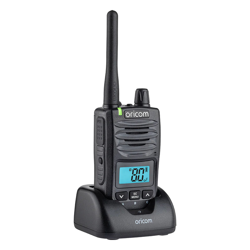 Load image into Gallery viewer, Oricom DTX600 Black 5 Watt Handheld UHF CB Radio
