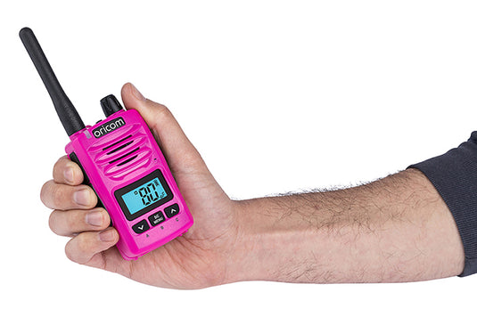 Oricom DTX600 Pink Waterproof 5-Watt Handheld UHF CB Radio