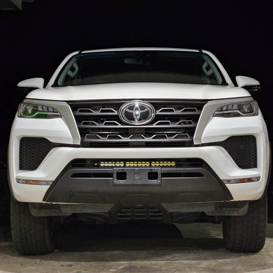 Ultra Vision Lighting Toyota Fortuner LED Light Bar Kit Driving Lights On