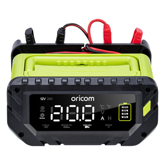 Oricom BC210 12/24V 20A Smart Battery Charger & Maintainer