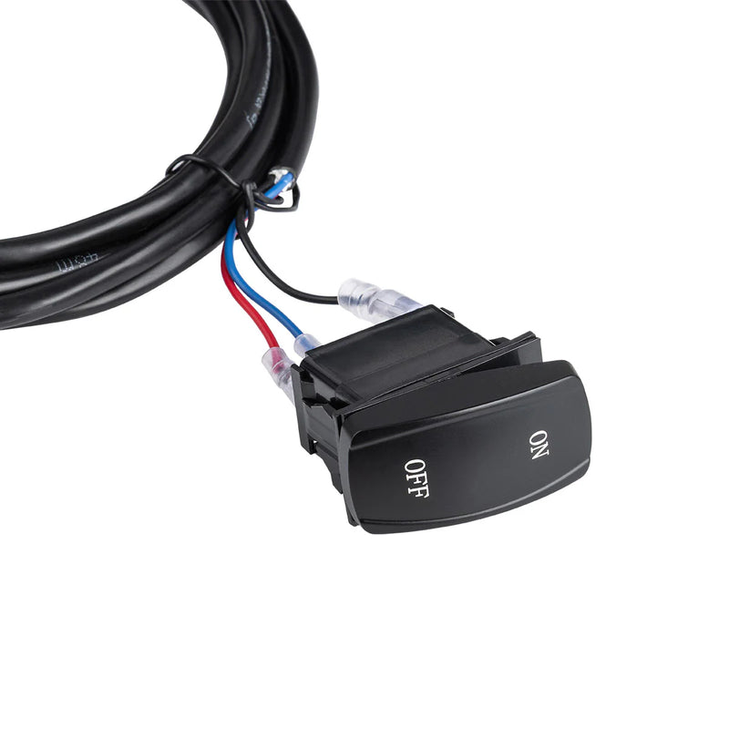 Load image into Gallery viewer, Car toggle switch with wiring on a white background
