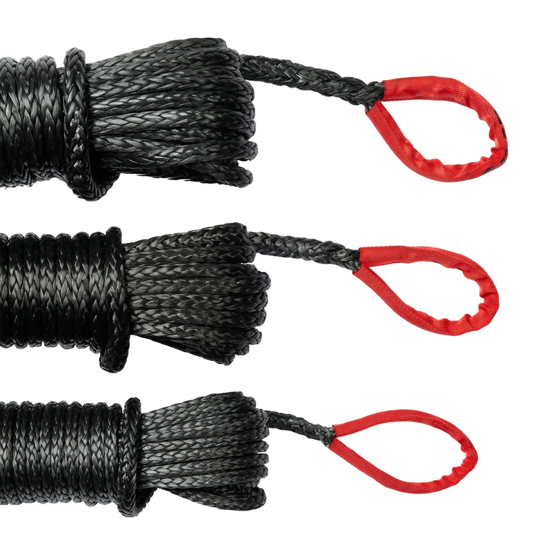 Load image into Gallery viewer, Saber Offroad 6,000KG SaberPro® 20m Black Winch Extension Rope (13,000lbs)
