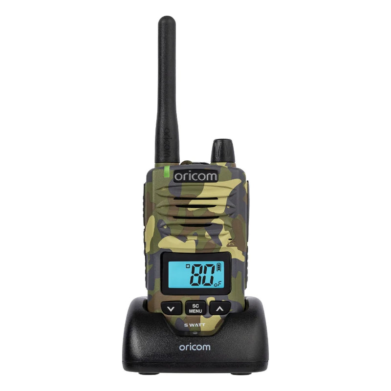 Load image into Gallery viewer, Oricom DTX600 Camo 5 Watt Handheld UHF CB Radio
