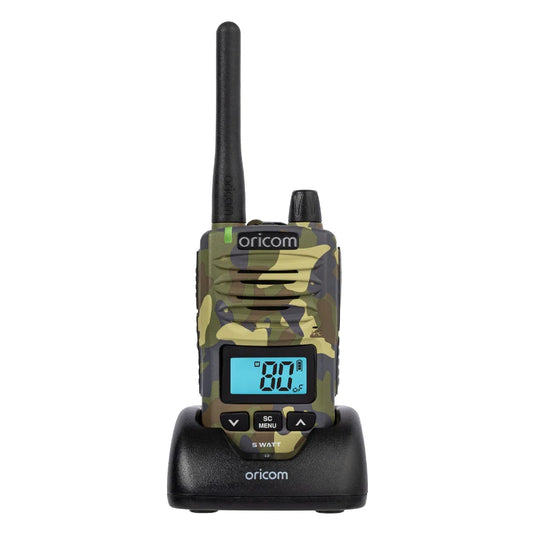 Oricom DTX600 Camo 5 Watt Handheld UHF CB Radio