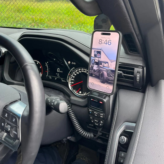 Toyota LandCruiser 300 Series 2021-On Scrub King Phone & UHF Mount