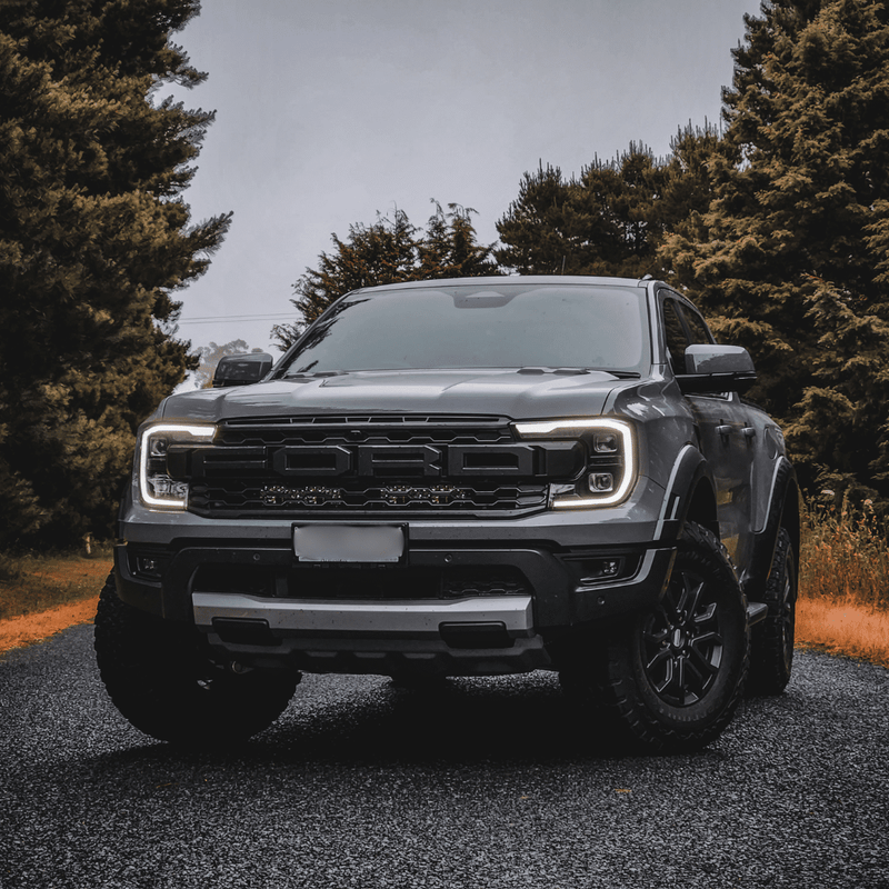 Load image into Gallery viewer, Ford Next-Gen Ranger Raptor 2022-On Light Bar Behind Grille Kit front
