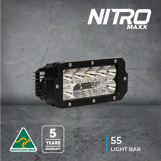 Ultra Vision NITRO Maxx 55W 7″ LED Light bar