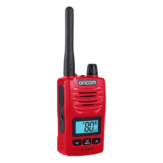 Oricom DTX600 Red 5 Watt Handheld UHF CB Radio 