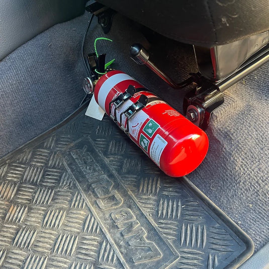 Toyota Landcruiser 70 series Scrub King Fire Extinguisher Bracket