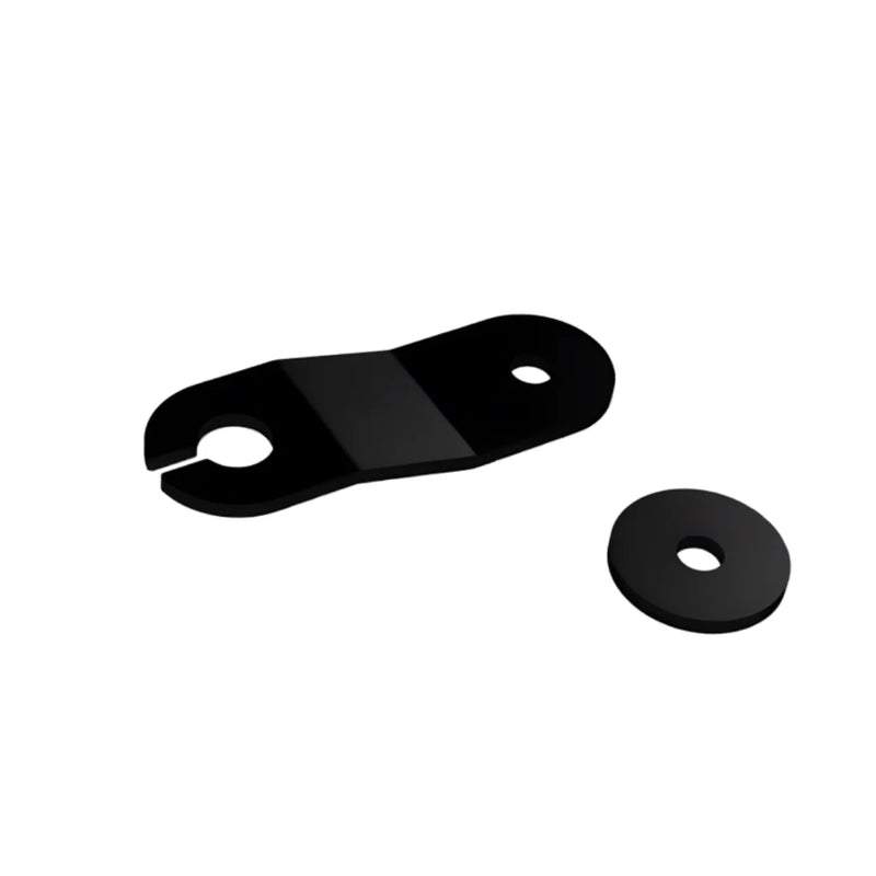 Load image into Gallery viewer, UHF CB antenna bracket for Scrub King ditch light mount, no-drill stainless steel install
