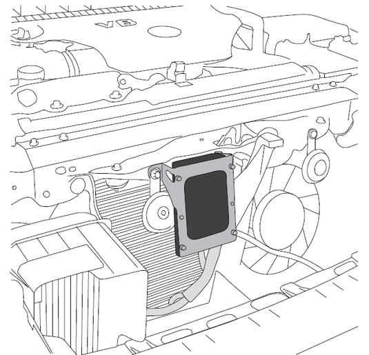 Redarc BCDC Classic Mounting Bracket 11/2008-On Toyota 200 Series