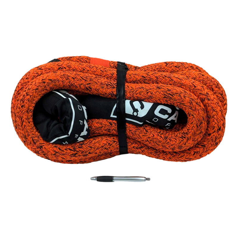 Load image into Gallery viewer, Carbon Offroad 22000kg Kinetic Recovery Rope back
