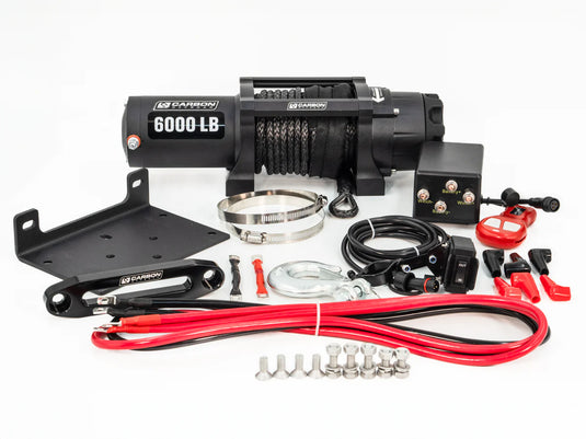 Carbon Offroad 6000lb ATV/Small 4X4 Winch kit