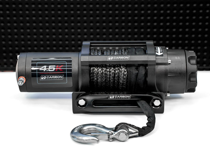 Load image into Gallery viewer, Carbon 4.5k 4500lb ATV/Trailer Winch
